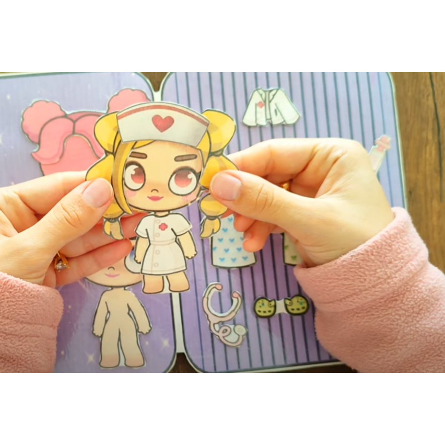 Đồ chơi ngôi nhà búp bê Toca Paper Hospital A6