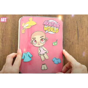 Đồ chơi giấy búp bê Toca Cute Paper Doll A7