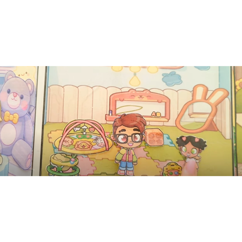 Đồ chơi ngôi nhà búp bê giấy Avatar World Baby Playhouse A9