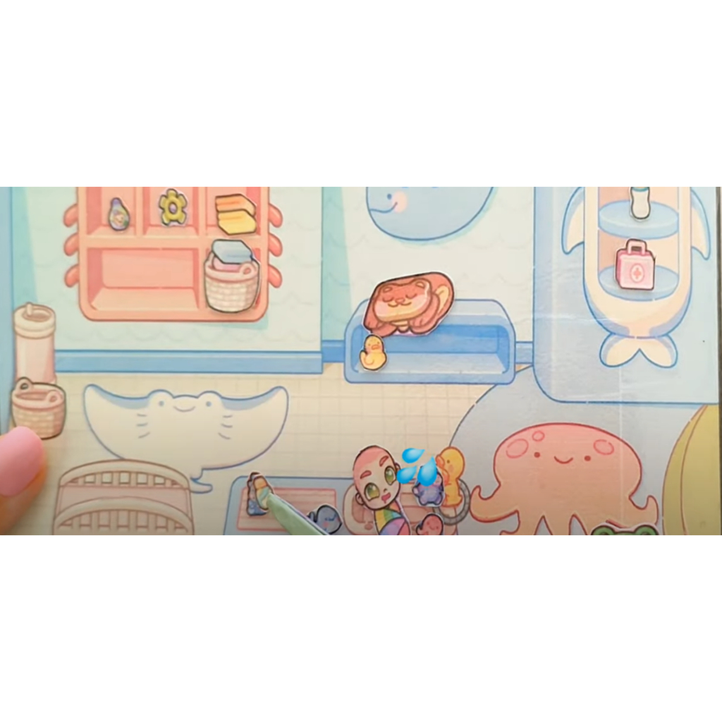 Đồ chơi ngôi nhà búp bê giấy Avatar World Baby Playhouse A9