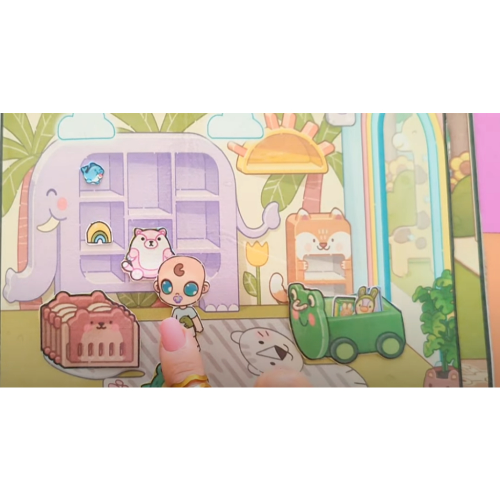 Đồ chơi ngôi nhà búp bê giấy Avatar World Baby Playhouse A9