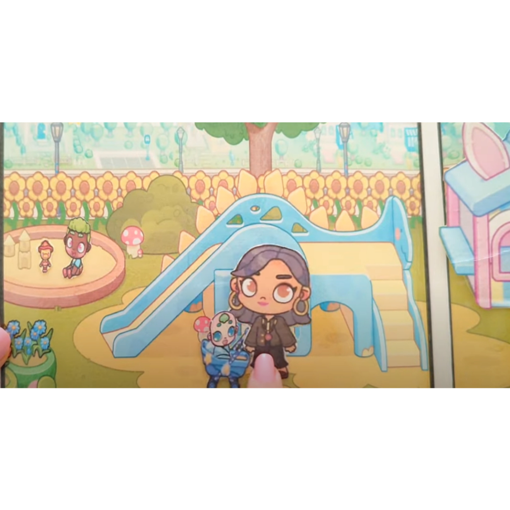 Đồ chơi ngôi nhà búp bê giấy Avatar World Baby Playhouse A9