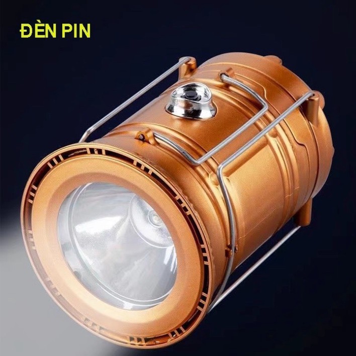 Đèn bão LED Năng Lượng Mặt Trời Đa Năng 3 Trong 1 Tích Hợp, Đèn Pin, Sạc Điện Thoại Tiện Lợi,  Đèn Chống Bão- 3368