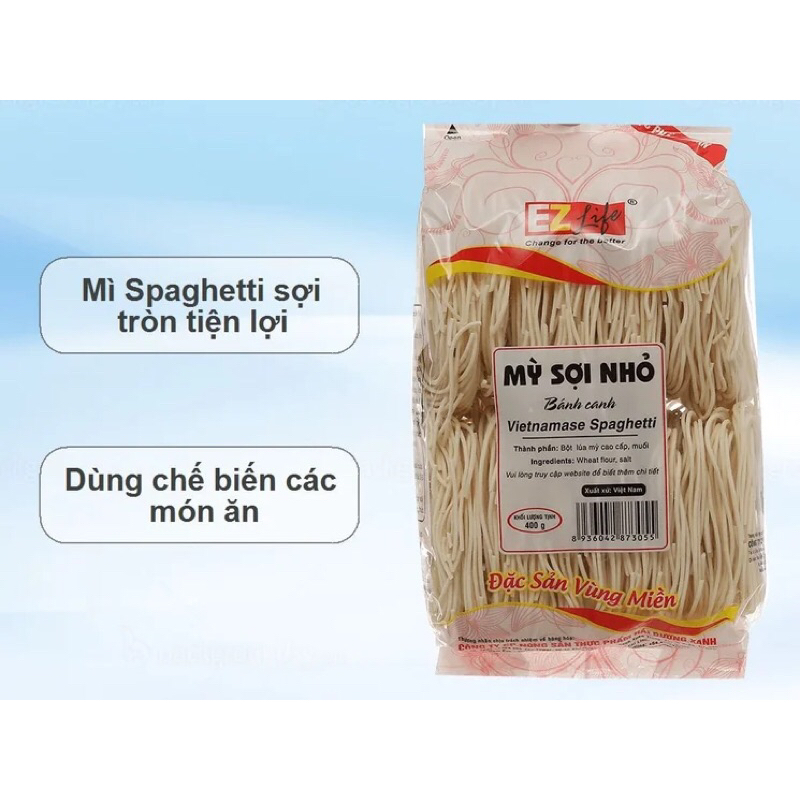 Bánh canh sợi tròn/sợi dẹt EZ-life 400g | Shopee Việt Nam