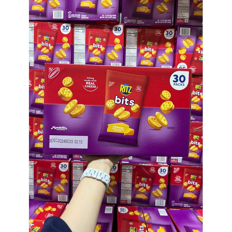 [NEW DATE : 04/2025] 🍪🧀 THÙNG 30 GÓI BÁNH NABISCO RITZ MỸ KẸP PHÔ MAI ...