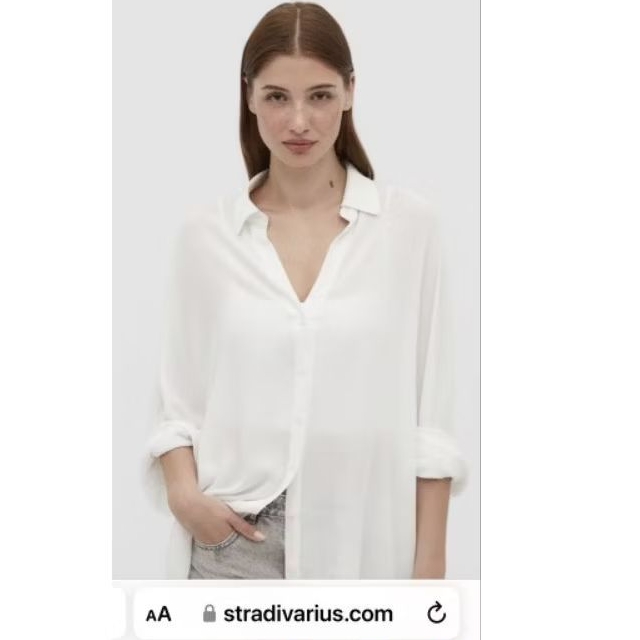 (Sale) Áo sơmi Stradivarius* bigsize Cambo dư xịn