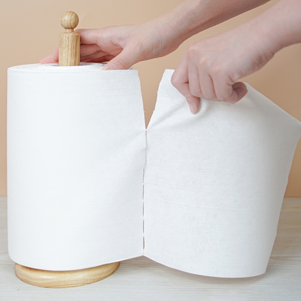 Cuộn khăn giấy thấm thực phẩm KRCLEAN size 20x22cm - Khăn bảo quản rau củ, lau thịt cá, siêu thấm đa năng | BigBuy360 - bigbuy360.vn