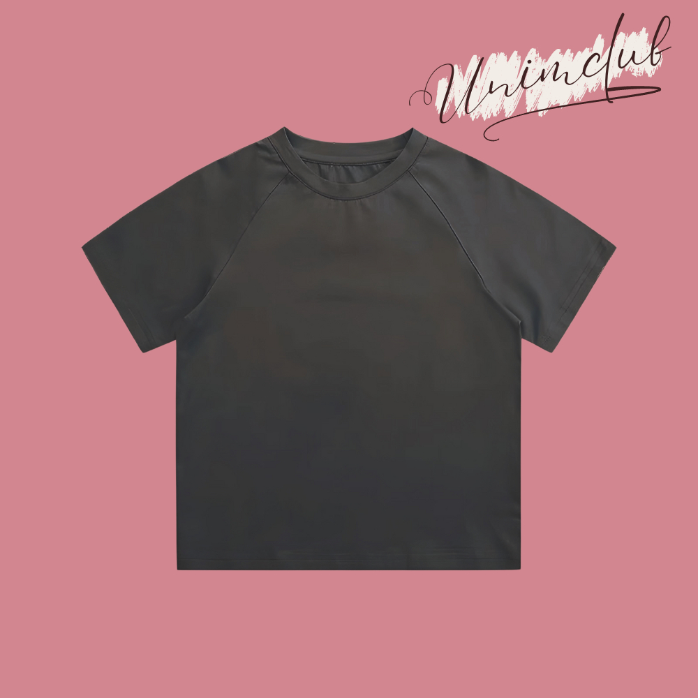 [Vái Cotton 250] Áo Baby Tee Trơn Raplan Nhiều Màu Vải Cotton 250gsm Cao Cấp Đanh Mịn Không Xù Bai Nhão - BBR