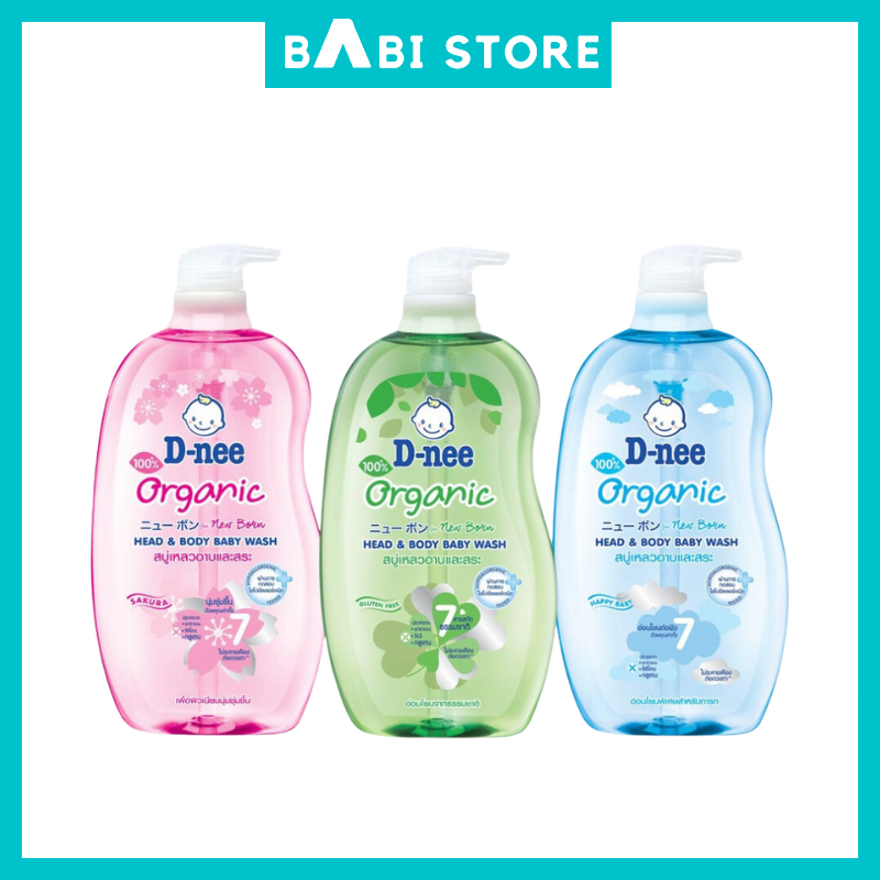 Sữa tắm gội Dnee Baby, sữa tắm toàn thân Hữu Cơ cho bé Dnee Organic ...