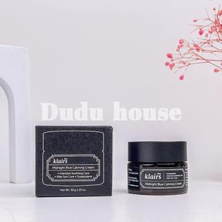 Kem Dưỡng Đêm Phục Hồi Da Klairs Midnight Blue Calming Cream 30ml Duduhouse