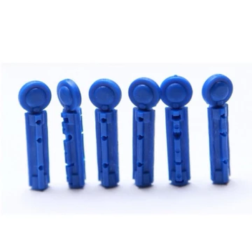 100 Kim lấy máu tròn dẹp dùng cho các máy đo đường huyết Oncall, Sinocare, Microlife, OG care, Clever check, Pic….