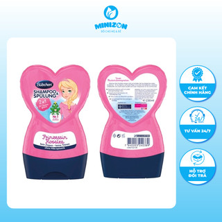 Dầu gội và xả cho bé 2in1 Bubchen Prinzessin Rosalea chai 230ml