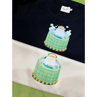 Áo thun Babytee in hình Vịt Bồn Tắm dễ thương tặng kèm 5 Stickers ủi chất Cotton Premium