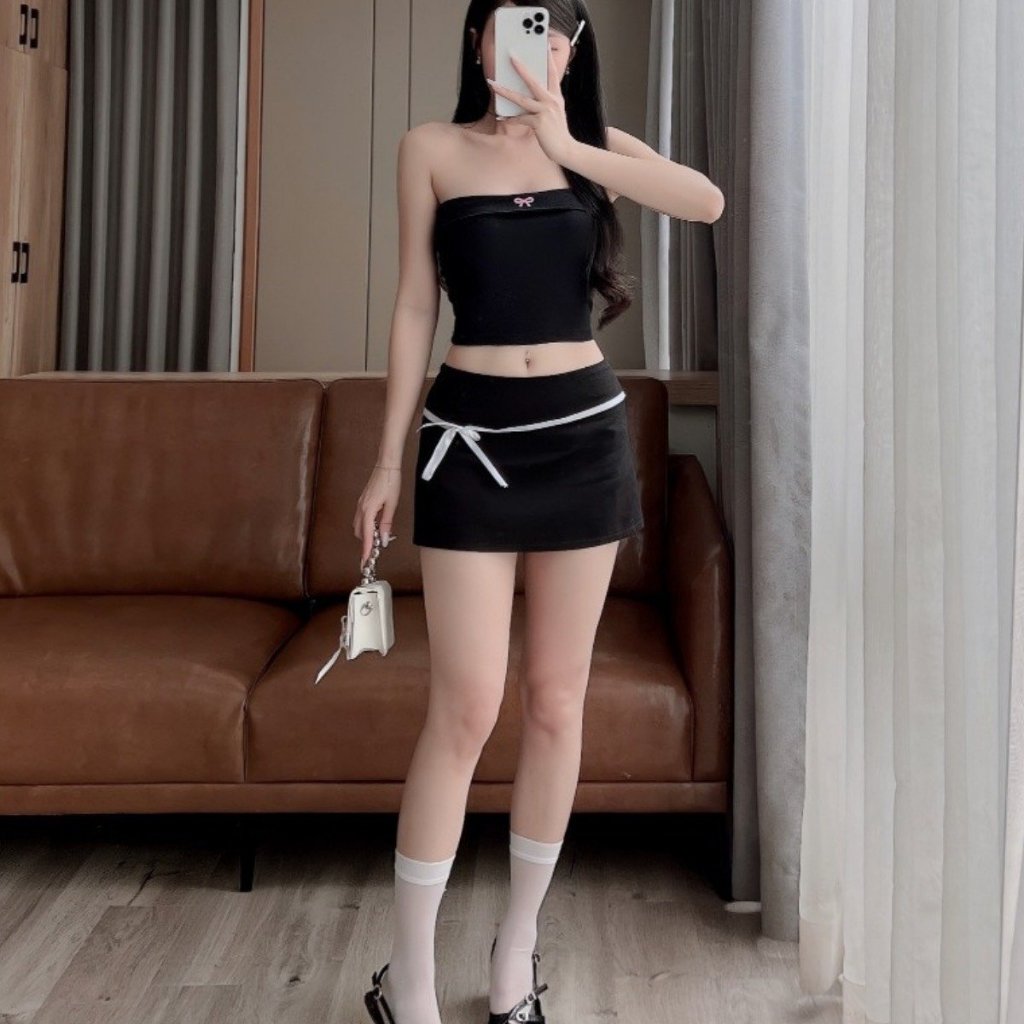 Áo Ống Croptop, Áo Quây Ngang Không Mút Ngực Ôm Body SAN Clothings - P14