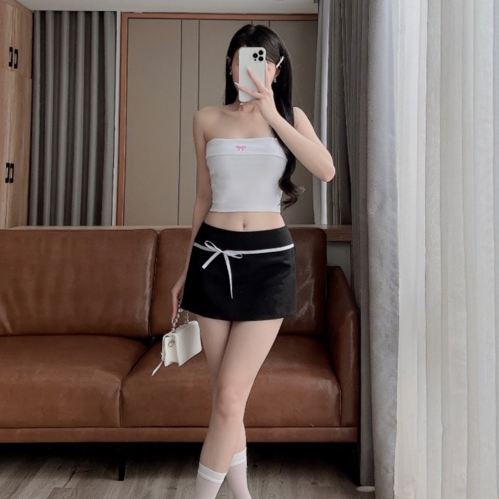 Áo Ống Croptop, Áo Quây Ngang Không Mút Ngực Ôm Body SAN Clothings - P14