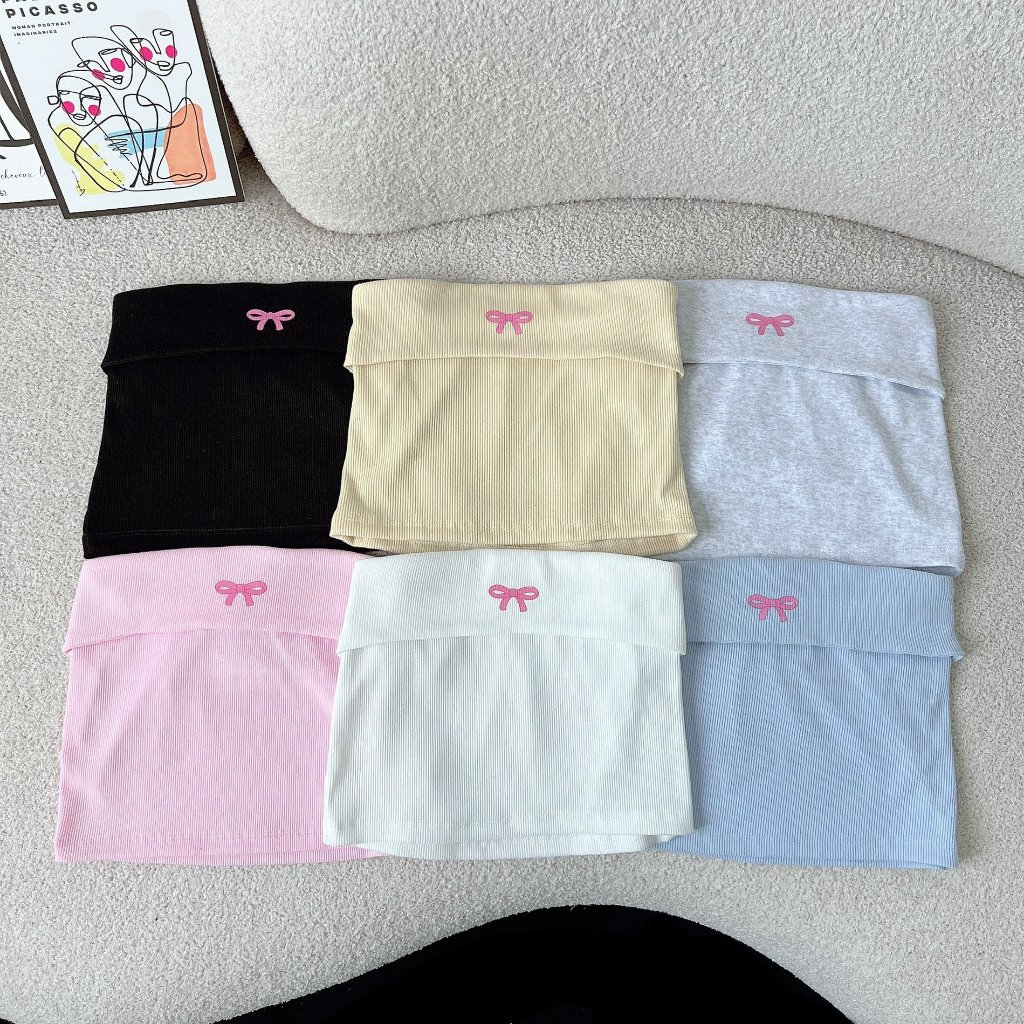 Áo Ống Croptop, Áo Quây Ngang Không Mút Ngực Ôm Body SAN Clothings - P14
