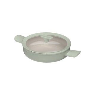 Chảo chống dính 2 tay cầm Berghoff Balance 26cm nắp kính, Hàng chính hãng, Bảo hành 24 tháng.