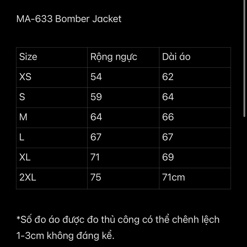 MA-633 Bomber Jacket - ⚡️Có sẵn màu đen, olive, xám, navy. Chính hãng Dafei Áo khoác bomber pilot streetwear boxy MA-1. | BigBuy360 - bigbuy360.vn