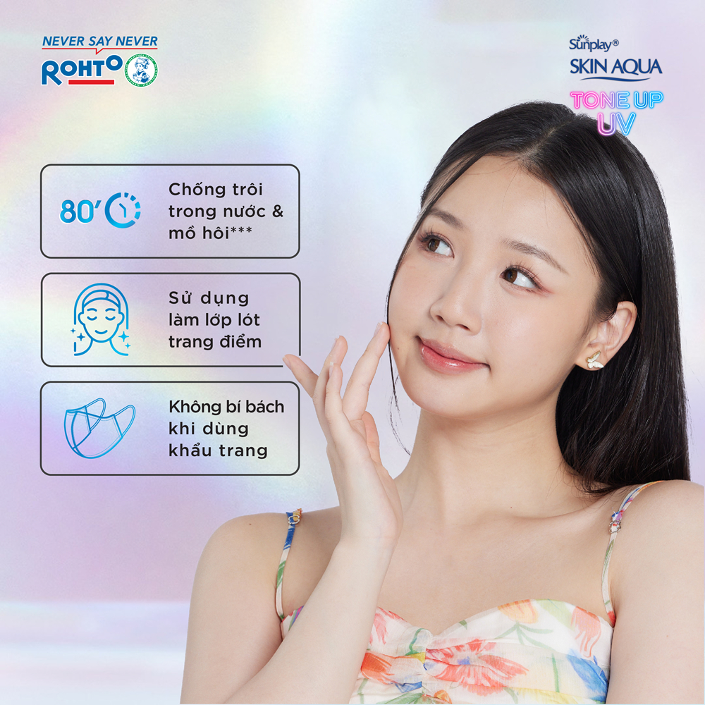 Ảnh Sữa Chống Nắng Hiệu Chỉnh Sắc Da Sunplay Skin Aqua Tone Up UV 50g 4