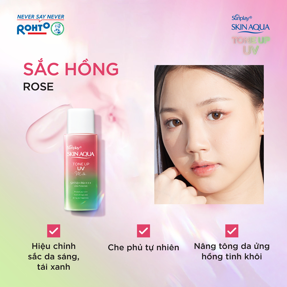 Ảnh Sữa Chống Nắng Hiệu Chỉnh Sắc Da Sunplay Skin Aqua Tone Up UV Milk SPF50+ PA++++ 50 gr 3