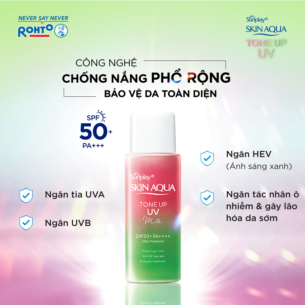 Ảnh Sữa Chống Nắng Hiệu Chỉnh Sắc Da Sunplay Skin Aqua Tone Up UV Milk SPF50+ PA++++ 50 gr 4
