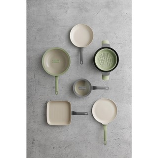 Chảo chống dính Berghoff Balance 20-24-28cm, phủ gốm Ceramic không BPA, bảo hành 24 tháng chính hãng