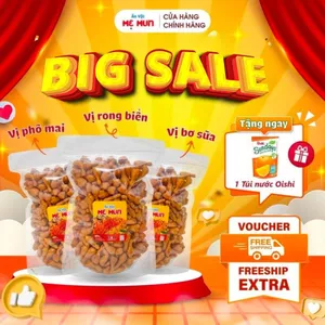 Combo 3 Bịch Quẩy Đùi Gà Túi Zip 500gram Gồm Các Vị Phô Mai/Bơ Sữa/Rong Biển