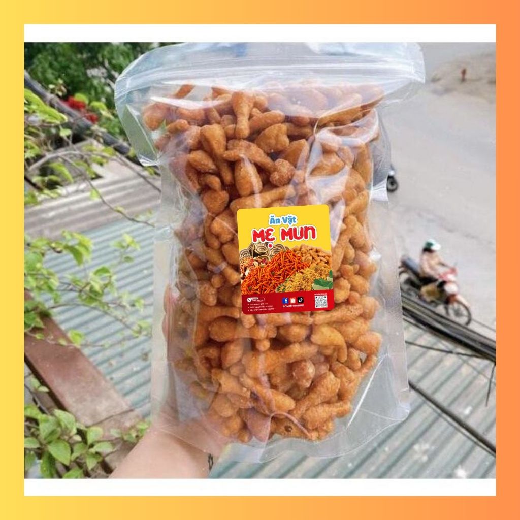 Combo 3 Bịch Quẩy Đùi Gà Túi Zip 500gram Gồm Các Vị Phô Mai/Bơ Sữa/Rong Biển