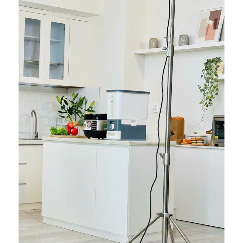 (TẶNG KHAY ĐÁ )Thùng đựng gạo thông minh dung tích 16kg Vinasu
