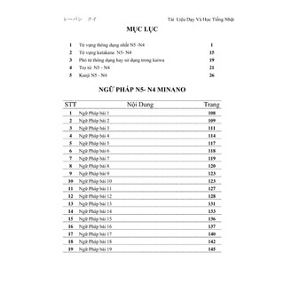 Sách-Từ vựng, trợ từ, ngữ pháp, kanji n5-4