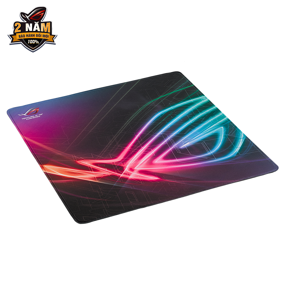 Lót chuột gaming ROG Strix Edge với thiết kế đường khâu chống sờn đủ màu và đế chống trượt