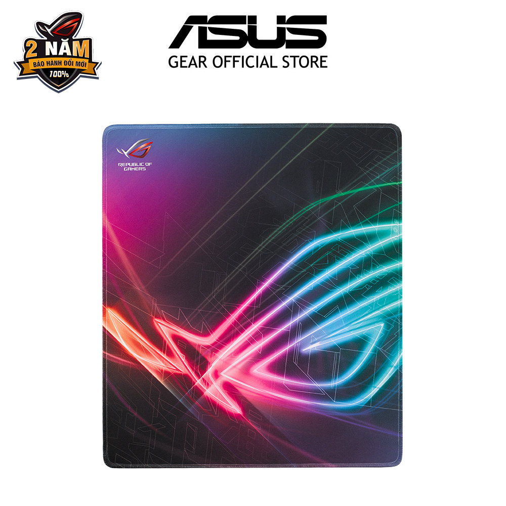 Lót chuột gaming ROG Strix Edge với thiết kế đường khâu chống sờn đủ màu và đế chống trượt