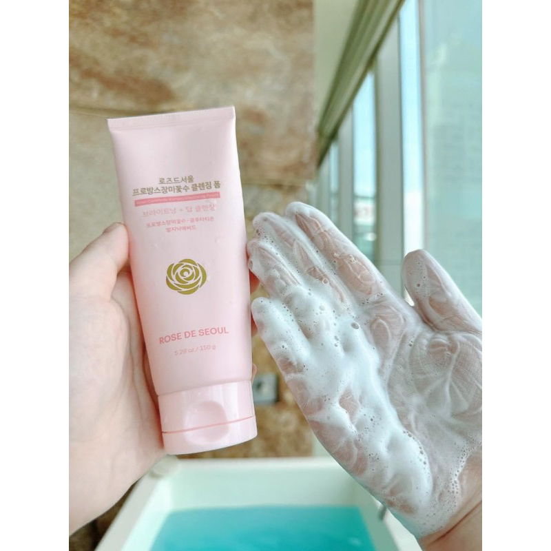Combo Kem chống nắng Rose de Seoul + Sữa rửa mặt Rose de Seoul IS476