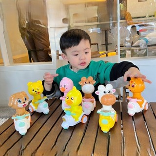 Đồ Chơi Thú Nhấn Chạy Cót, Đồ Chơi Nhấn Đầu Là Chạy Vui Nhộn Tăng Cường Vận Động Cho Bé Yêu 89012