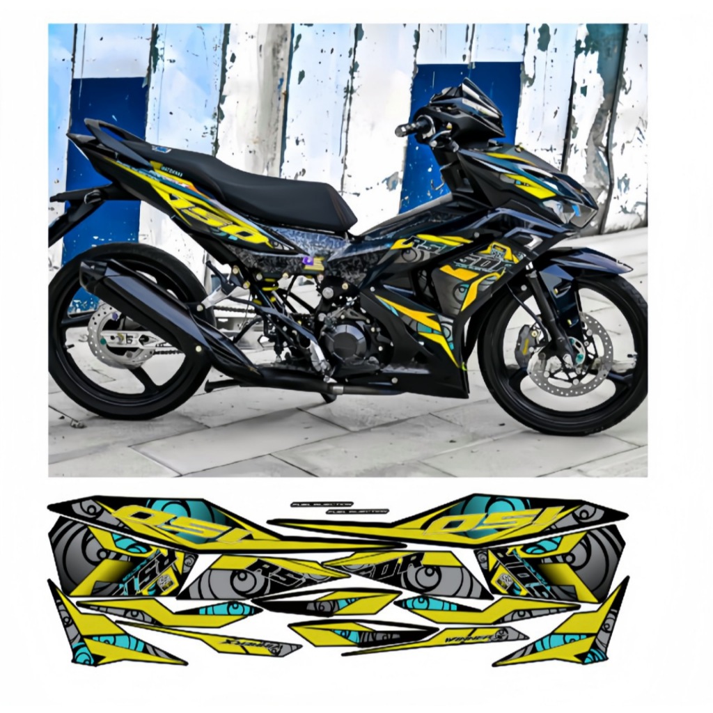 Tem rời winner x v3 cao cấp chất liệu in 3 lớp PPF chống nước,không phai màu,NHÃN DÁN.