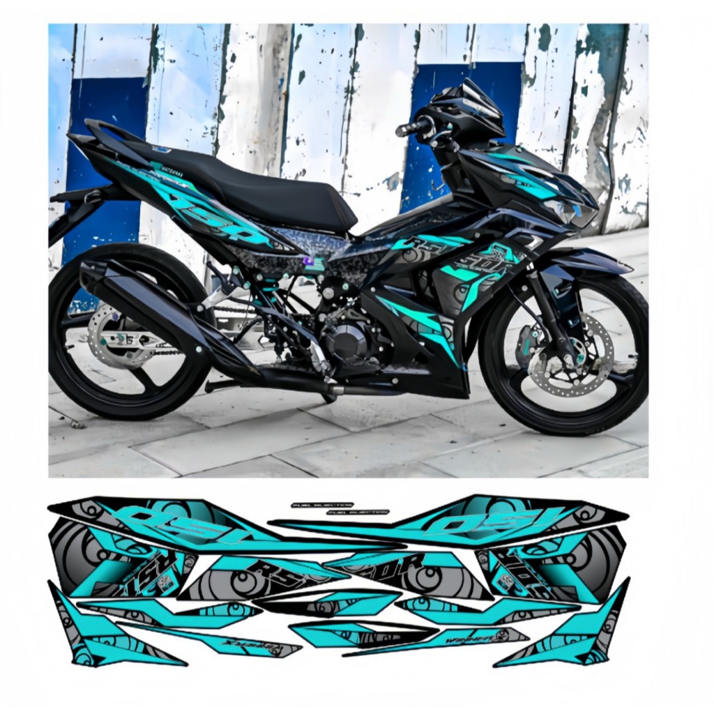 Tem rời winner x v3 cao cấp chất liệu in 3 lớp PPF chống nước,không phai màu,NHÃN DÁN.