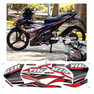 TEM RỜI EXCITER 155 CAO CẤP CHẤT LIỆU IN 3 LỚP PPF CHỐNG NƯỚC KHÔNG PHAI MÀU,NHÃN DÁN.