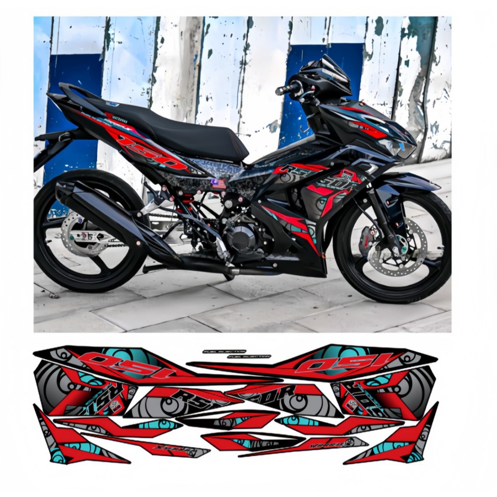 Tem rời winner x v3 cao cấp chất liệu in 3 lớp PPF chống nước,không phai màu,NHÃN DÁN.