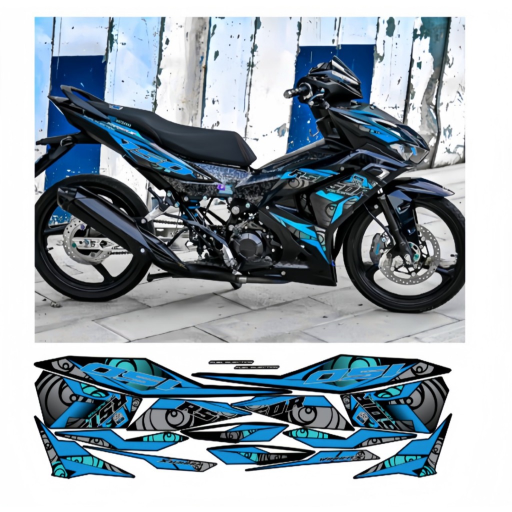 Tem rời winner x v3 cao cấp chất liệu in 3 lớp PPF chống nước,không phai màu,NHÃN DÁN.