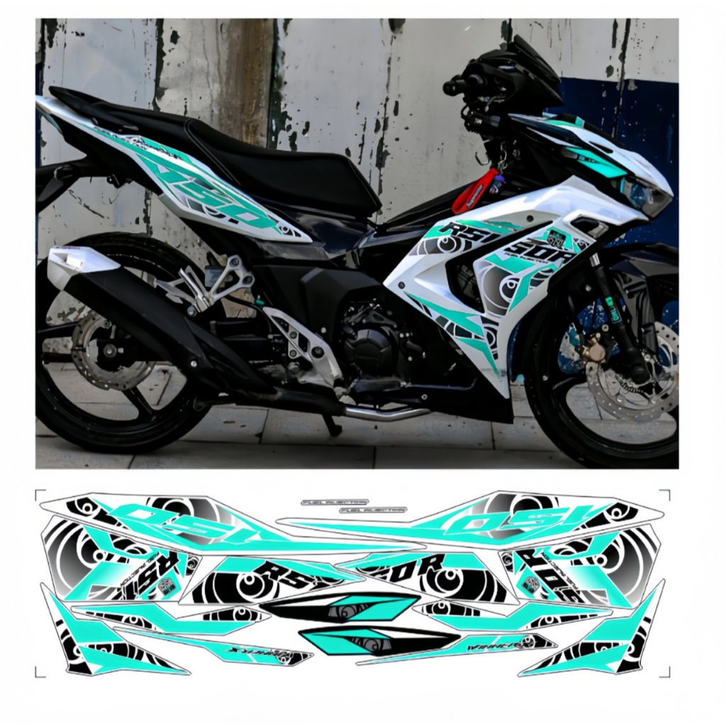 Tem rời winner x v3 cao cấp chất liệu in 3 lớp PPF chống nước không phai màu,NHÃN DÁN.