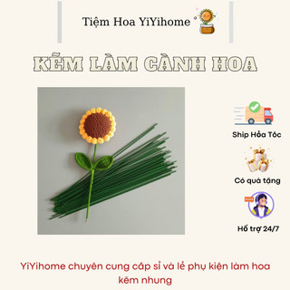 Kẽm Cành Làm Thân Cây Hoa Giả, Cắm Hoa Sáp
