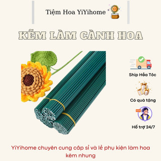 Kẽm Cành Làm Thân Cây Hoa Giả, Cắm Hoa Sáp
