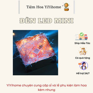 DÂY ĐÈN LED MINI 1MÉT, 2MÉT CHẠY BẰNG PIN TRANG TRÍ NHÀ CỬA DECOR
