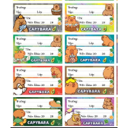 SET 40 Nhãn vở CUTE CAPYBARA - LOOPY - KUROMI | Shopee Việt Nam