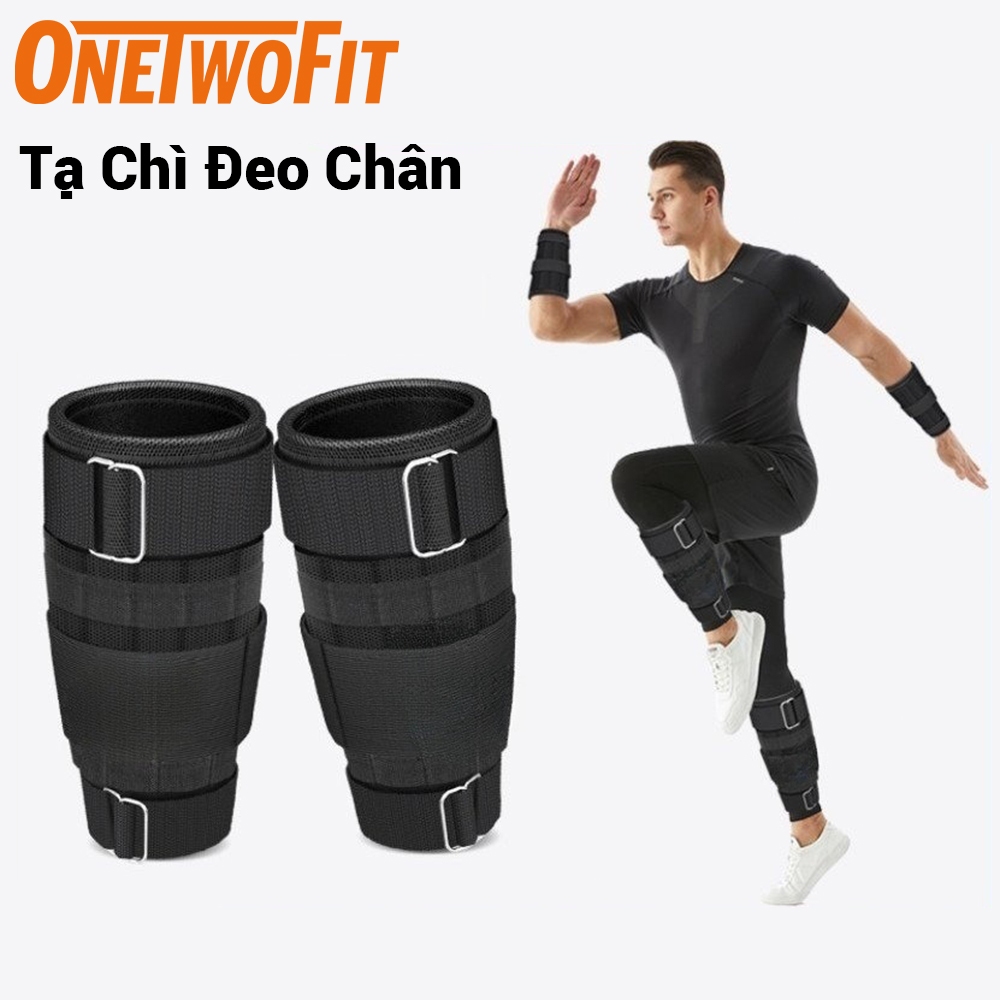 Ảnh OneTwoFit Tạ Đeo Chân Tay 4kg-6kg tập luyện thể dục hoàn hảo của bạn không đau chân không tuột 1