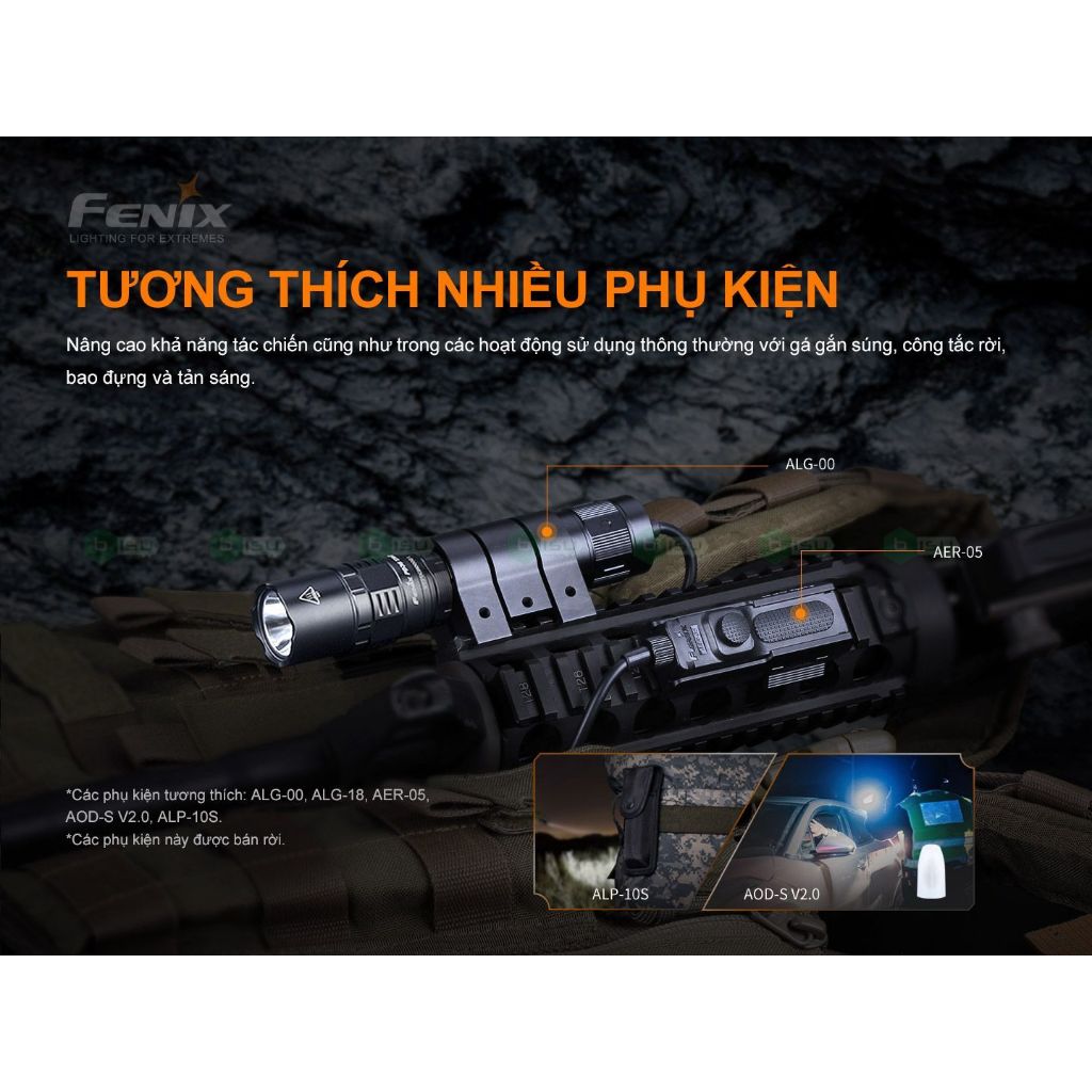 Đèn FENIX PD36 TAC Chính hãng (3000 Lumens)