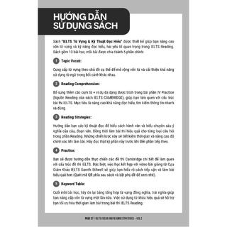 Sách Tiếng Anh IELTS Từ Vựng & Kỹ Thuật Đọc Hiểu Tập 2 - Band 4 - 8.0+ - Smart English Official