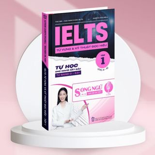 Bộ 2 Sách Tiếng Anh IELTS Từ Vựng & Kỹ Thuật Đọc Hiểu Tập 1 và 2 - Smart English Official