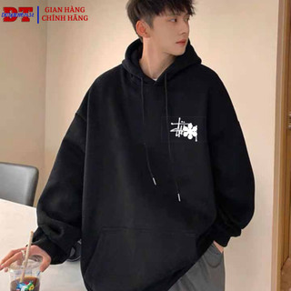 Áo Hoodie Stusi đường phố cool ngầu, áo nỉ đông ấm áp, hàn quốc xuất xịn có nón chui đầu dài tay nam nữ unisex SSL