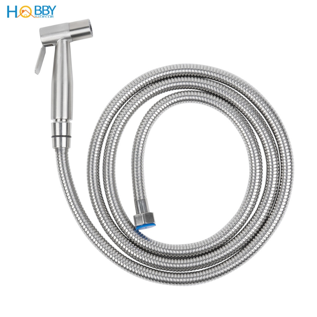 Bộ vòi xịt vệ sinh rửa toilet inox 304 tăng áp Hobby home decor VSR1